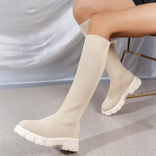 AMELIA | CHUNKY KNIT BOOTS