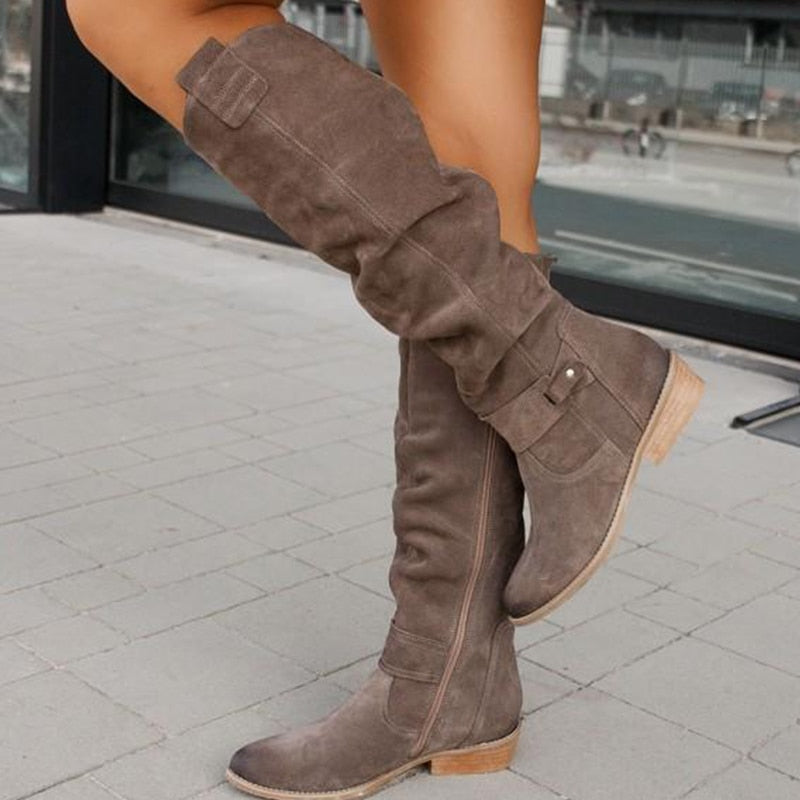 EVA | SIDE ZIP RIDING BOOTS