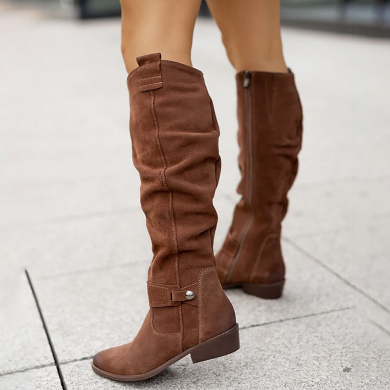 EVA | SIDE ZIP RIDING BOOTS