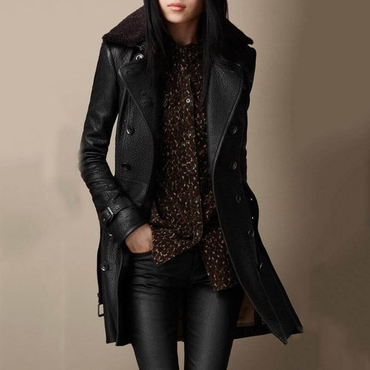 JASMINE | TRENDY DOUBLE-BREASTED COAT