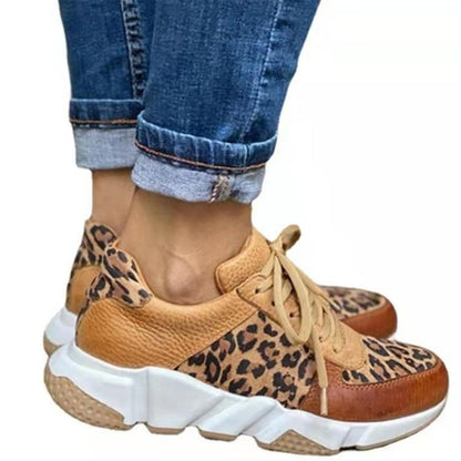 TESSA | LEOPARD LACE-UP SNEAKERS