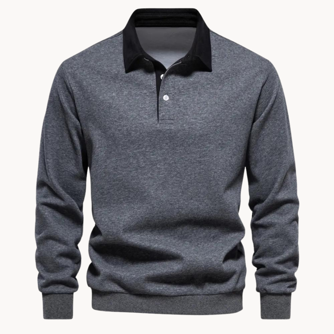 PATRICK | CONTRAST COLLAR SWEATSHIRT