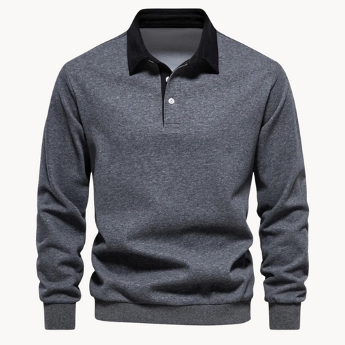 PATRICK | CONTRAST COLLAR SWEATSHIRT