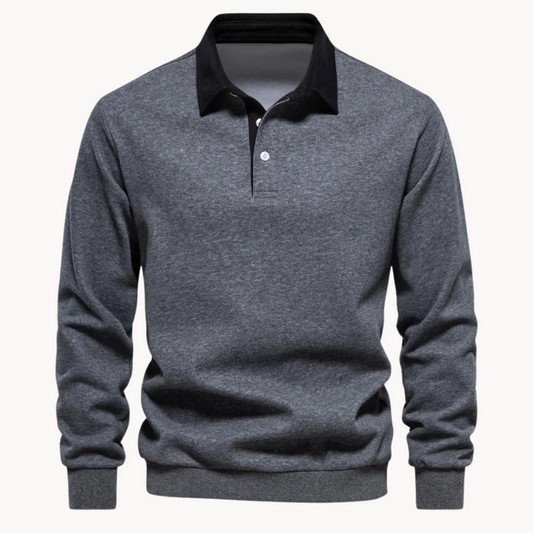 PATRICK | CONTRAST COLLAR SWEATSHIRT