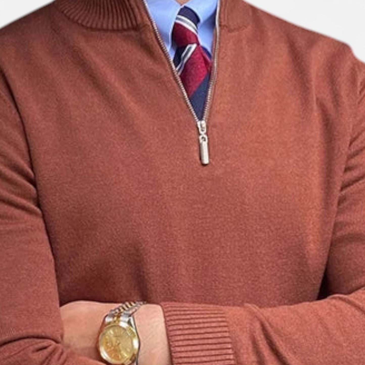 CONNIE | SPRING HALF ZIP SWEATER