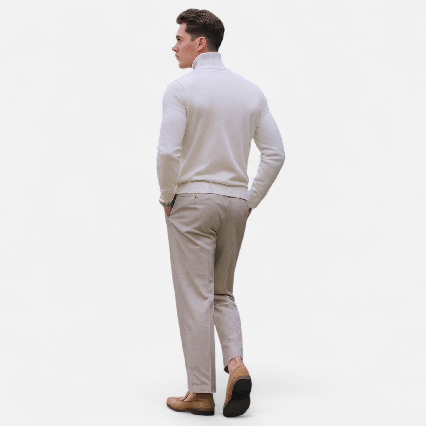 CONNIE | SPRING HALF ZIP SWEATER