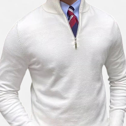 CONNIE | SPRING HALF ZIP SWEATER