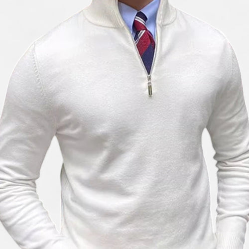 CONNIE | SPRING HALF ZIP SWEATER