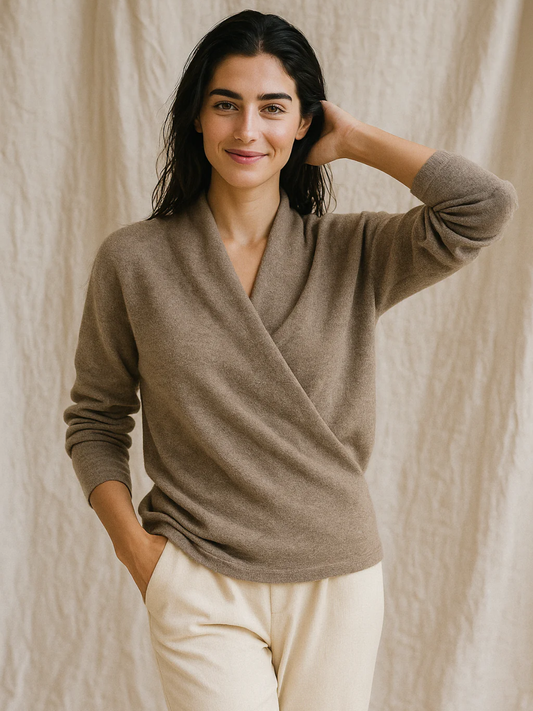 ELIZABETH | WINTER WRAP SWEATER
