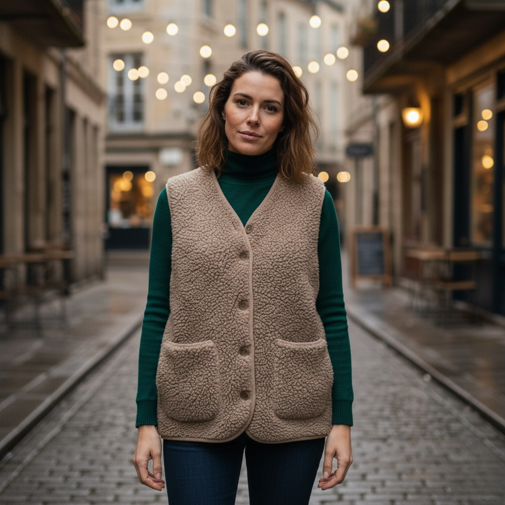 EMILY | SPRING SHERPA VEST