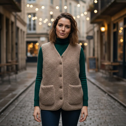 EMILY | SPRING SHERPA VEST