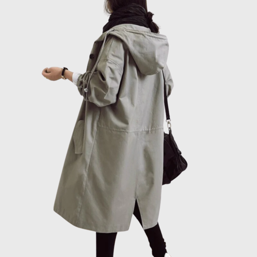 CATHERINE | HOODED LONG COAT