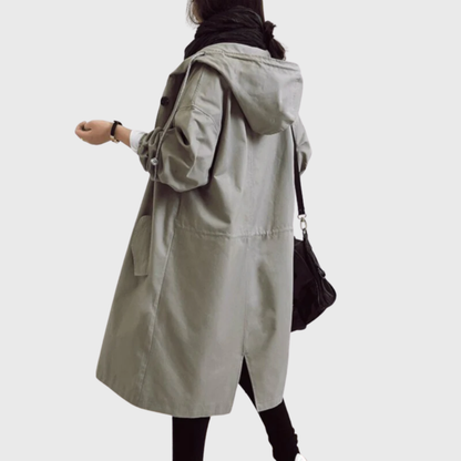 CATHERINE | HOODED LONG COAT