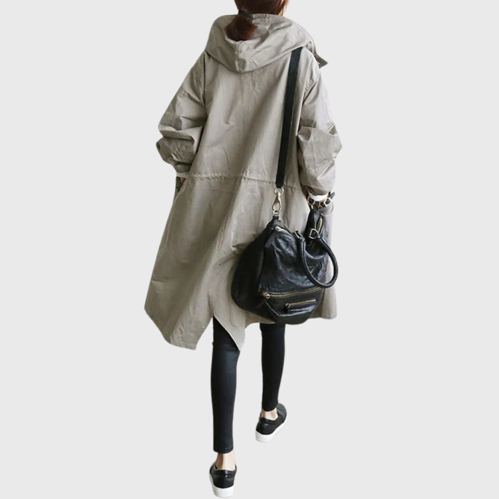 CATHERINE | HOODED LONG COAT