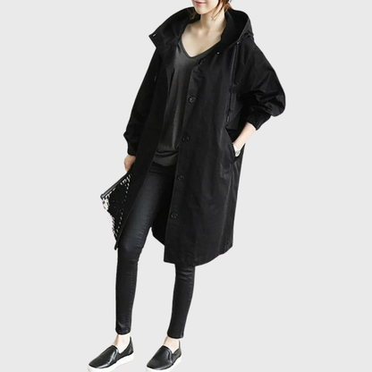CATHERINE | HOODED LONG COAT