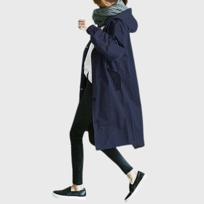 CATHERINE | HOODED LONG COAT