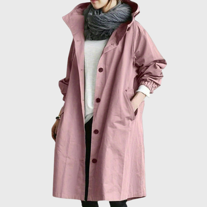 CATHERINE | HOODED LONG COAT