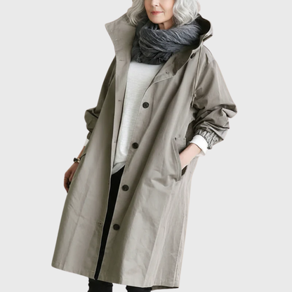 CATHERINE | HOODED LONG COAT