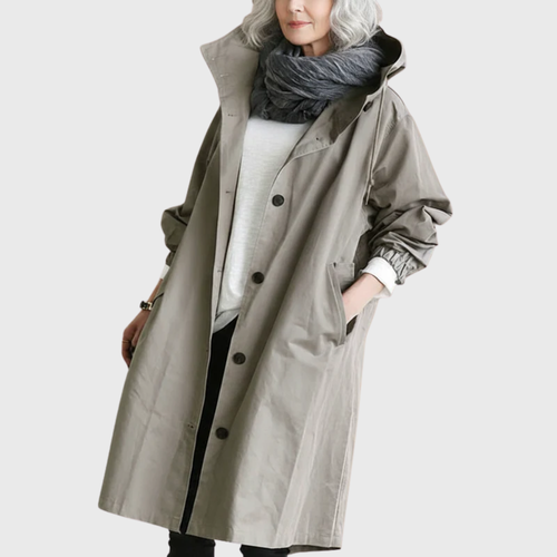 CATHERINE | HOODED LONG COAT