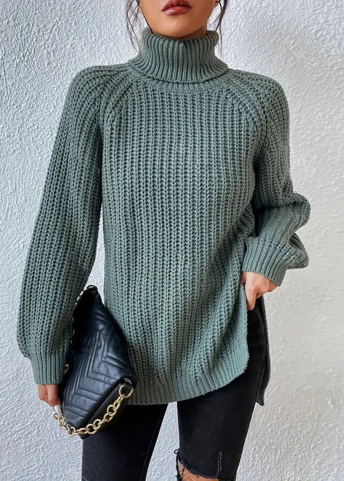 HANNAH | TURTLENECK KNIT SWEATER