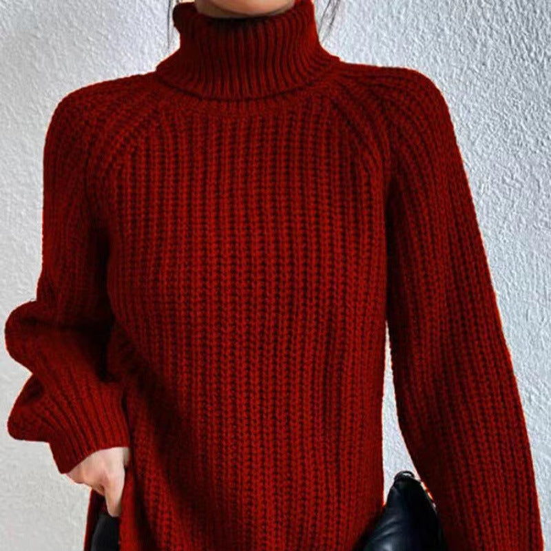 HANNAH | TURTLENECK KNIT SWEATER