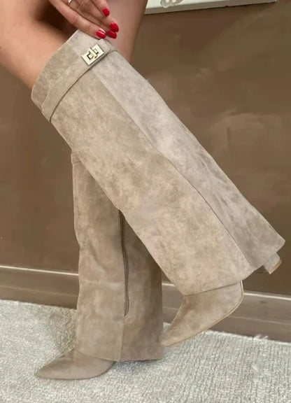ELLA | LEATHER THIGH-HIGH BOOTS