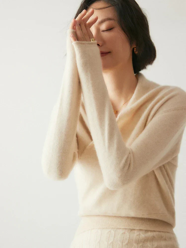 KATE | ELEGANT WRAP SWEATER