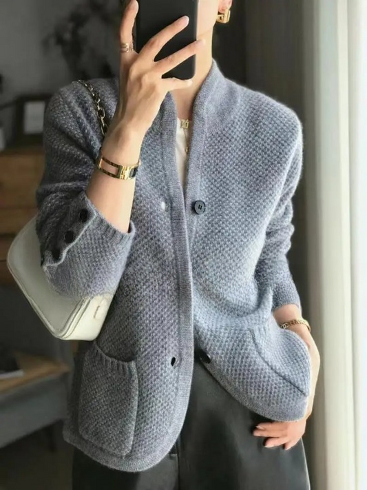 DANIELLE | WINTER BUTTON CARDIGAN