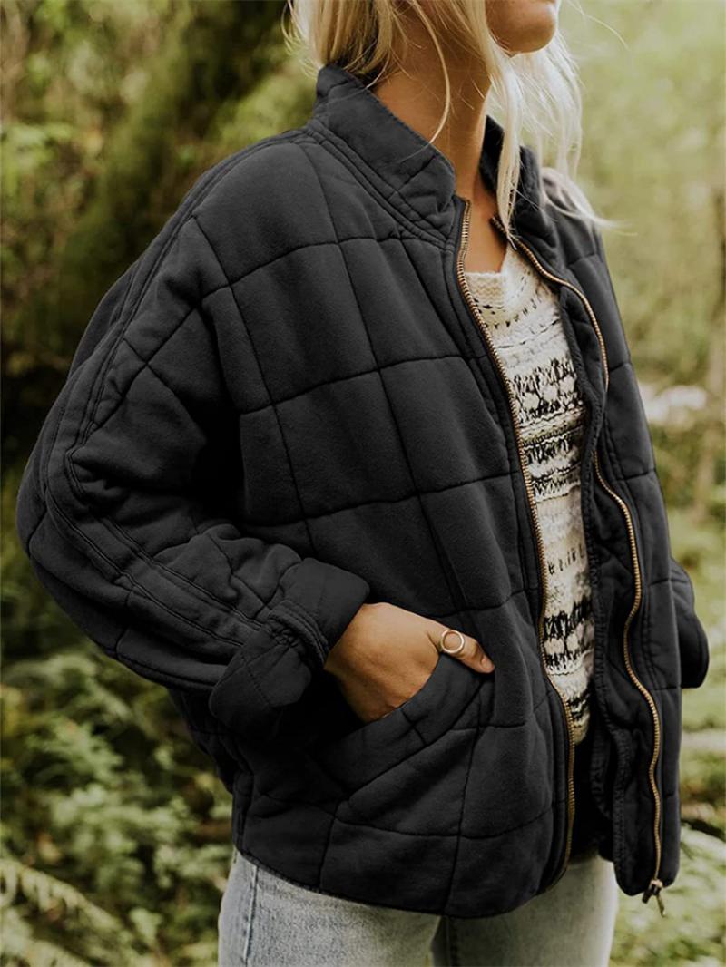 CHLOE | QUILTED ZIPPER JACKET