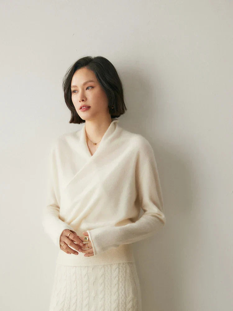KATE | ELEGANT WRAP SWEATER