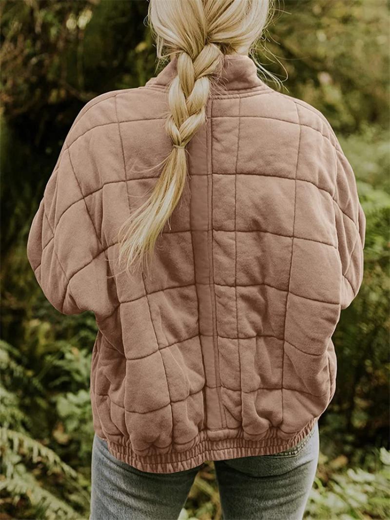 CHLOE | QUILTED ZIPPER JACKET
