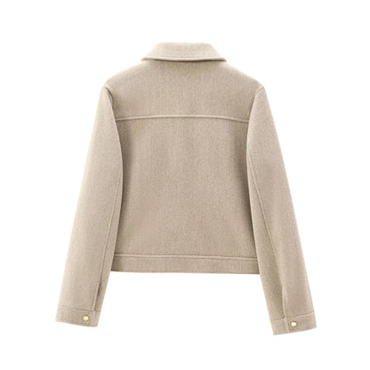 MAISIE | UTILITY CROPPED JACKET