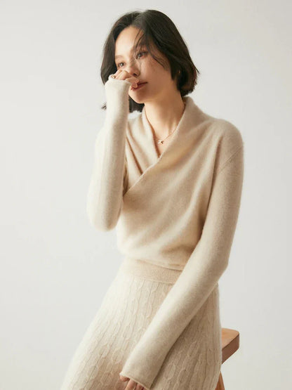 KATE | ELEGANT WRAP SWEATER