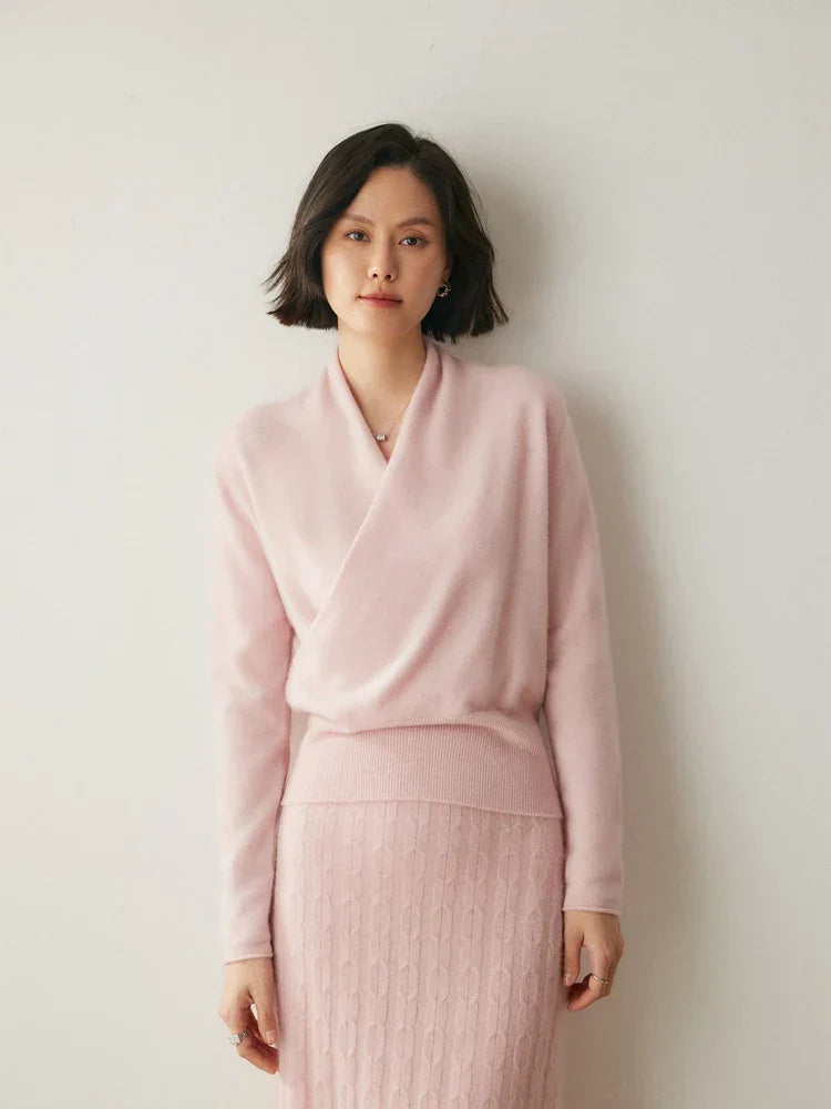 KATE | ELEGANT WRAP SWEATER