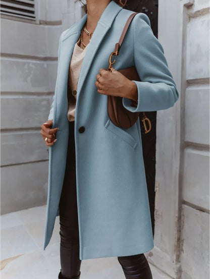 FREYA | ELEGANT BUTTON COAT