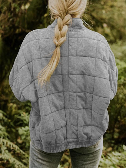 CHLOE | QUILTED ZIPPER JACKET