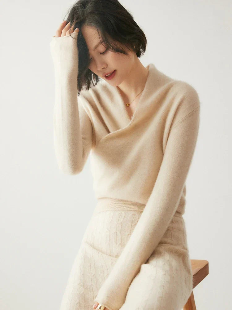 KATE | ELEGANT WRAP SWEATER