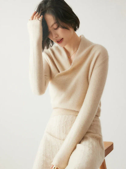 KATE | ELEGANT WRAP SWEATER