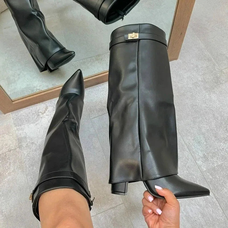 ELLA | LEATHER THIGH-HIGH BOOTS