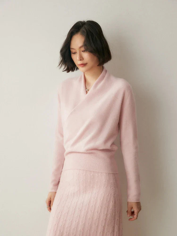 KATE | ELEGANT WRAP SWEATER