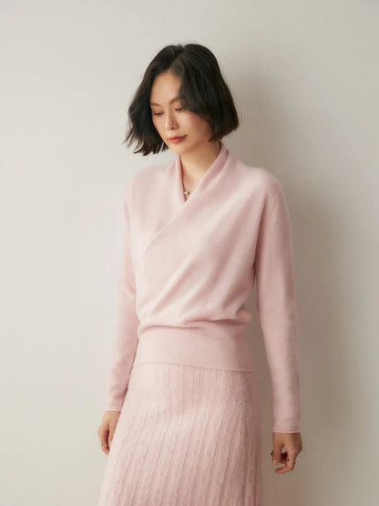 KATE | ELEGANT WRAP SWEATER