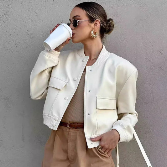 NANCY | CROPPED BUTTON JACKET
