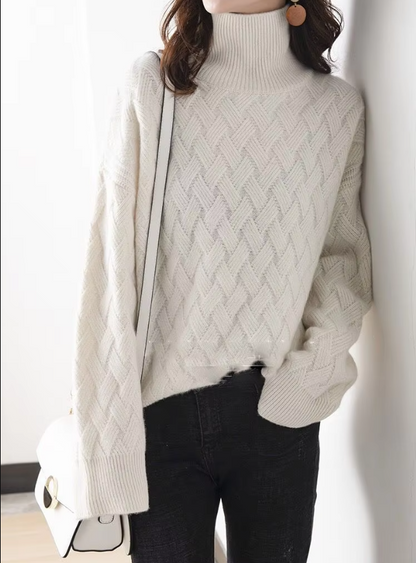 MAKAYLA | SPRING TURTLENECK SWEATER