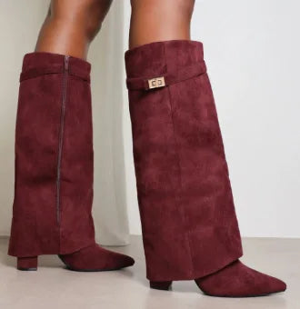 ELLA | LEATHER THIGH-HIGH BOOTS