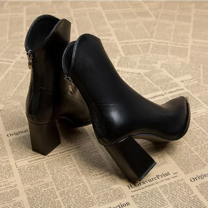 ABIGAIL | SPRING HEEL ANKLE BOOTS
