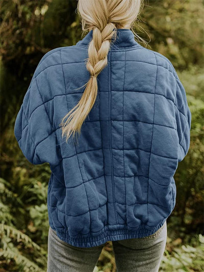CHLOE | QUILTED ZIPPER JACKET