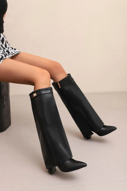 ELLA | LEATHER THIGH-HIGH BOOTS
