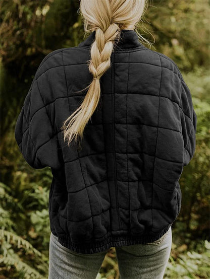 CHLOE | QUILTED ZIPPER JACKET