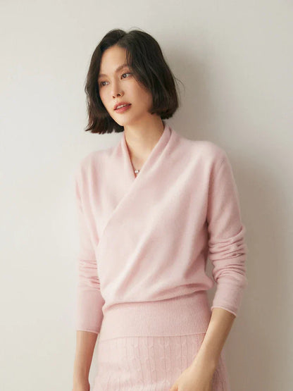 KATE | ELEGANT WRAP SWEATER