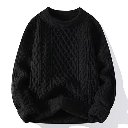 DANA | TEXTURED CREWNECK SWEATER